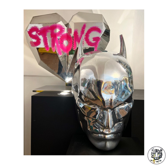 ivano facchetti opera batman alluminio